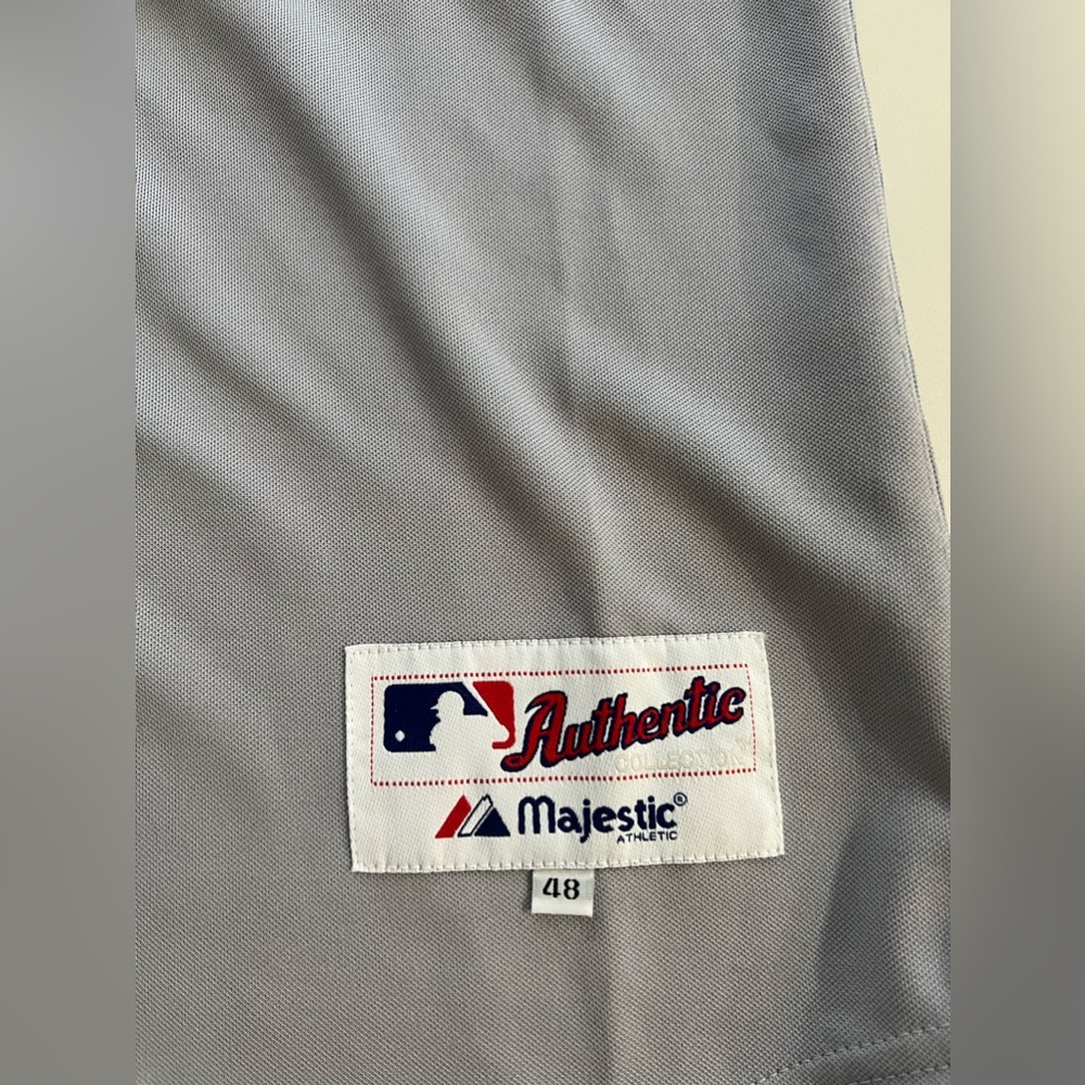 Majestic Gray San Francisco Jersey - Picture 6 of 6